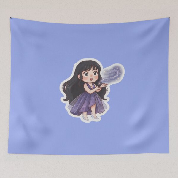 Item preview,  A lovely princess on a night of magical sparkles designed and sold by Azurart2.