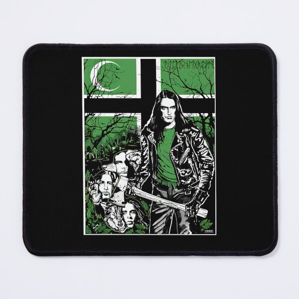 Item preview, Dark Musician with Axe in Spooky Forest designed and sold by zeusdigitalarts.