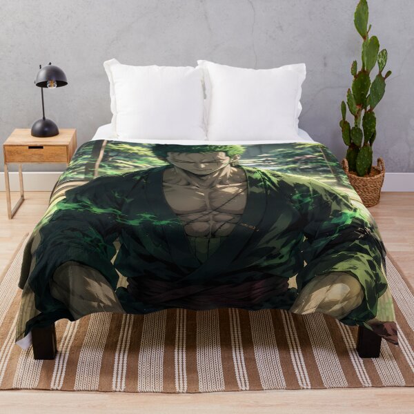 Item preview, Roronoa Zoro One Piece Peaceful Garden Meditation designed and sold by mildaclairmo.