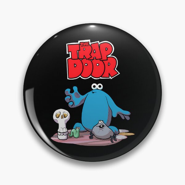 Item preview, Blue Monster With Skull And Creepy Worm designed and sold by Okizz.