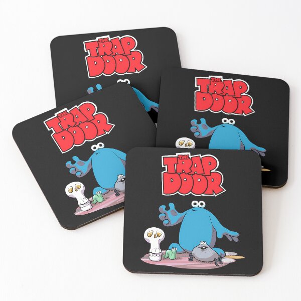 Item preview, Blue Monster With Skull And Creepy Worm designed and sold by Okizz.