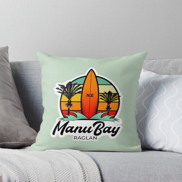 Item preview, Manu Bay,  Raglan, Surf Design, New Zealand designed and sold by MY NEW ZEALAND.