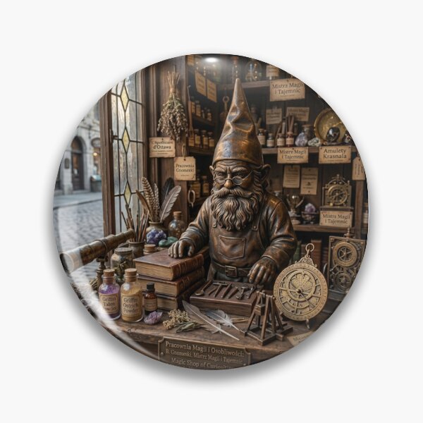 Item preview, Thinking of Wroclaw - Gnome in Magic Shop designed and sold by Purrfecta.