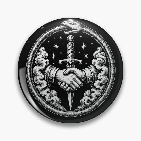 Item preview, Ouroboros Pact Handshake and Dagger Emblem designed and sold by Victor Shadehorn.