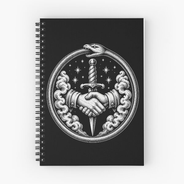 Item preview, Ouroboros Pact Handshake and Dagger Emblem designed and sold by Victor Shadehorn.