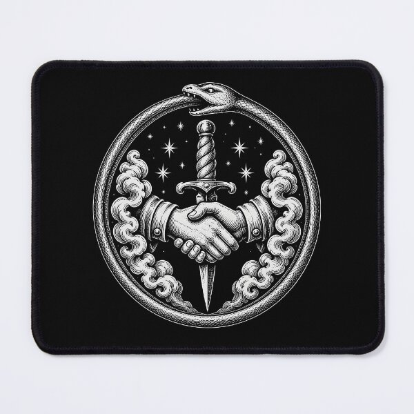 Item preview, Ouroboros Pact Handshake and Dagger Emblem designed and sold by Victor Shadehorn.