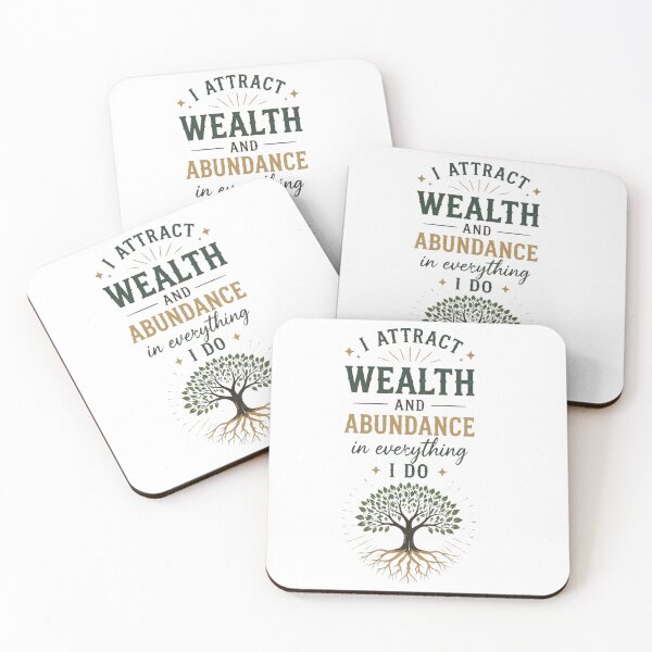 Item preview, I Attract Wealth and Abundance  designed and sold by Prosperiqlife.
