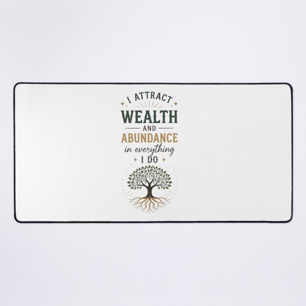Item preview, I Attract Wealth and Abundance designed and sold by Prosperiqlife.