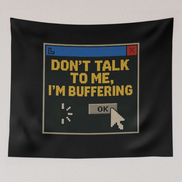 Item preview, Socially Buffering – Don’t Talk to Me designed and sold by Mad Factory Designs.