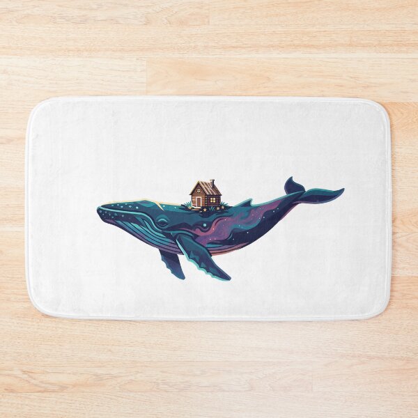 Item preview, Cosmic Whale Cabin House Surreal designed and sold by Zazz Lee.