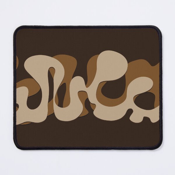 Item preview, Groovy Retro Brown Swirls designed and sold by Karin Taylor.