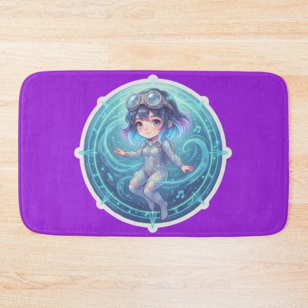 Item preview, Futuristic Cyber Chibi Space Explorer Art designed and sold by Azurart2.