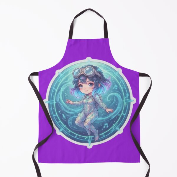 Item preview, Futuristic Cyber Chibi Space Explorer Art designed and sold by Azurart2.