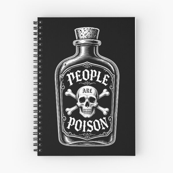 Item preview, People Are Poison Gothic Apothecary Warning designed and sold by Victor Shadehorn.