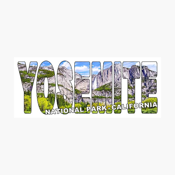 Item preview, YOSEMITE National Park California - Valley Falls Beautiful Spring Day designed and sold by Adam Gormley.