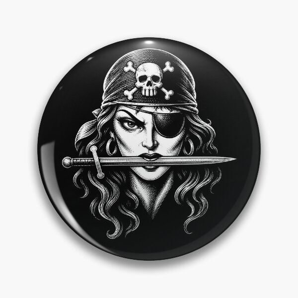 Item preview, Pirate Warrior with Eyepatch and Skull Helmet designed and sold by Victor Shadehorn.