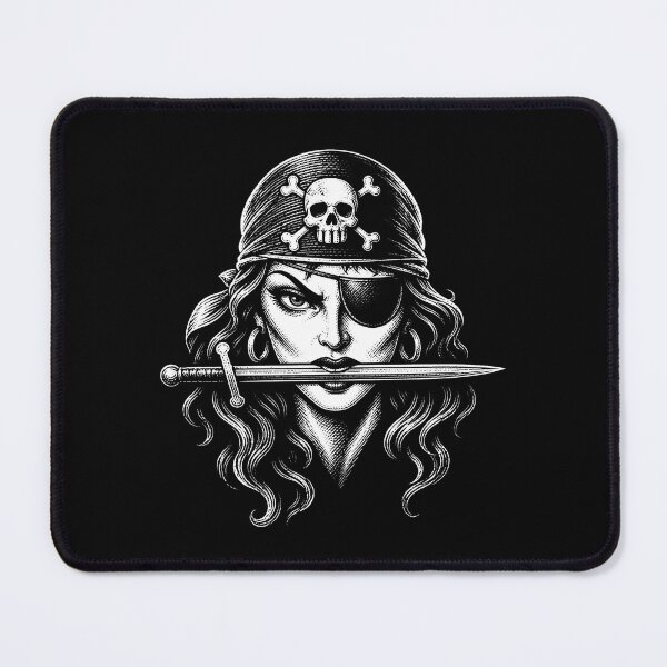 Item preview, Pirate Warrior with Eyepatch and Skull Helmet designed and sold by Victor Shadehorn.