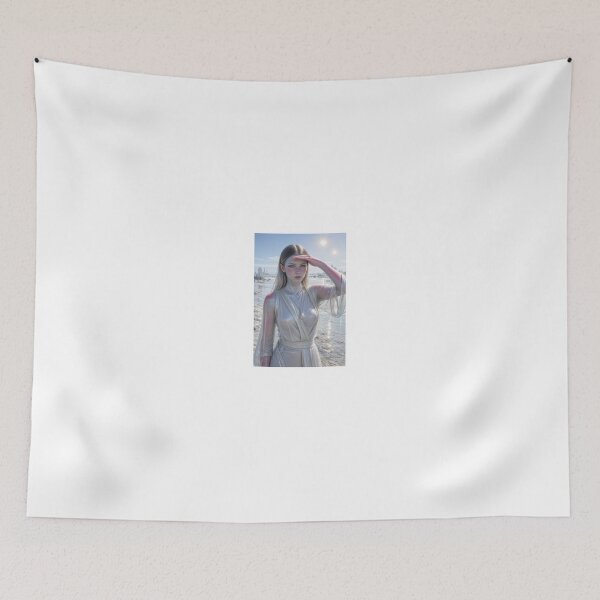 Item preview, Blonde Woman with Sunburn on Salt Flats designed and sold by CathryneDelamort.