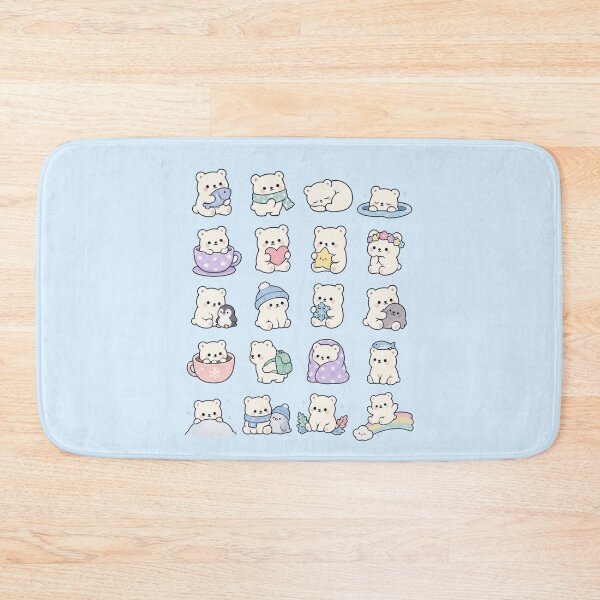 Item preview, Cute kawaii style polar bears designed and sold by amyness.