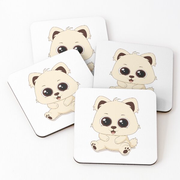 Item preview, Cute White Puppy - Kawaii Dog designed and sold by MascarenoM.