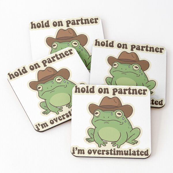 Item preview, Hold On Partner Im Overstimulated designed and sold by HlTMAKER.
