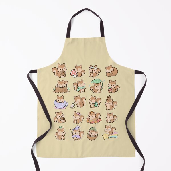 Item preview, Cute kawaii style squirrels designed and sold by amyness.