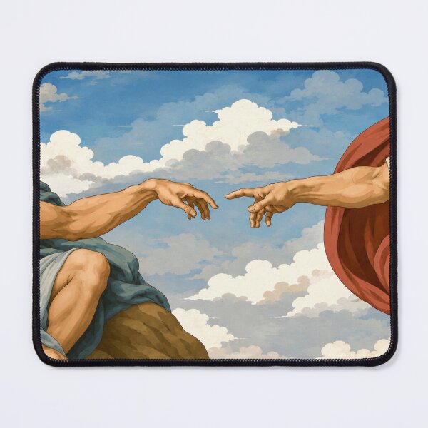 Item preview, The Creation of Adam - Divine Touch Renaissance Art designed and sold by Myra365Art.