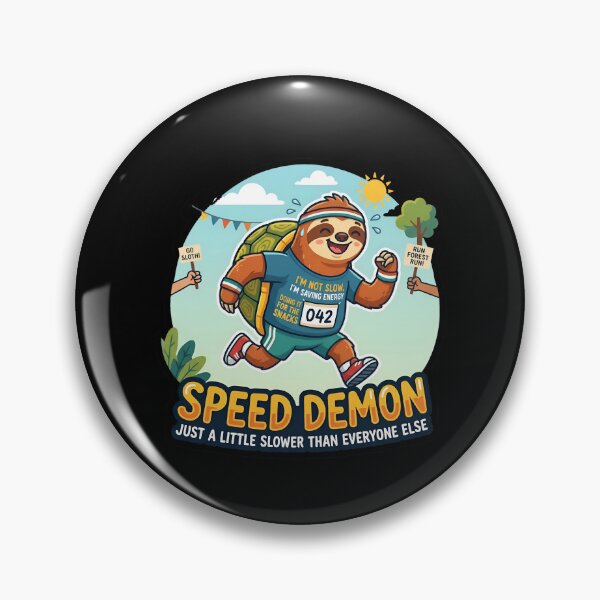 Item preview, Speed Demon Sloth Marathon Runner designed and sold by Zazz Lee.