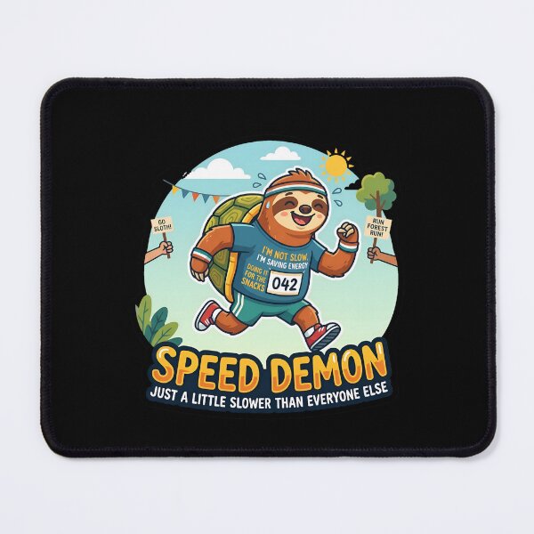 Item preview, Speed Demon Sloth Marathon Runner designed and sold by Zazz Lee.