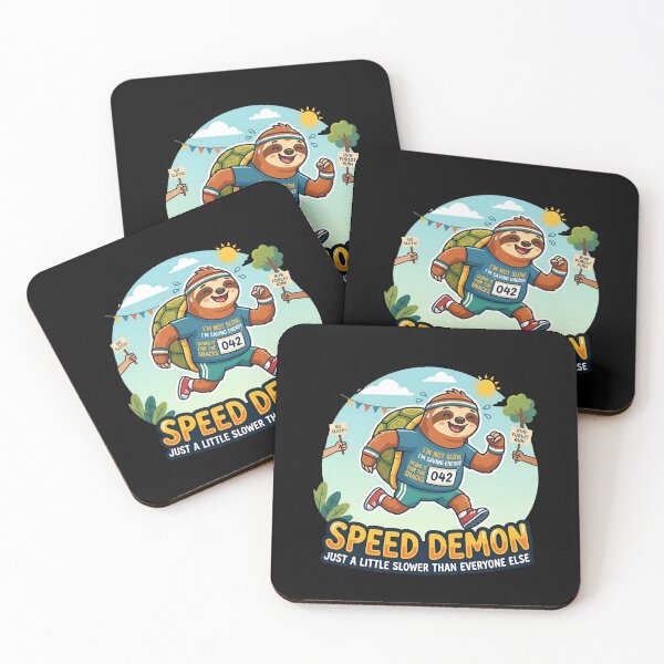 Item preview, Speed Demon Sloth Marathon Runner designed and sold by Zazz Lee.
