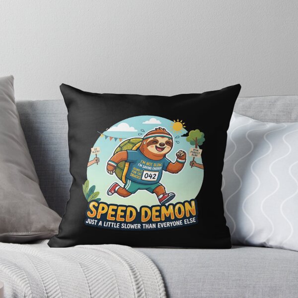 Item preview, Speed Demon Sloth Marathon Runner designed and sold by Zazz Lee.