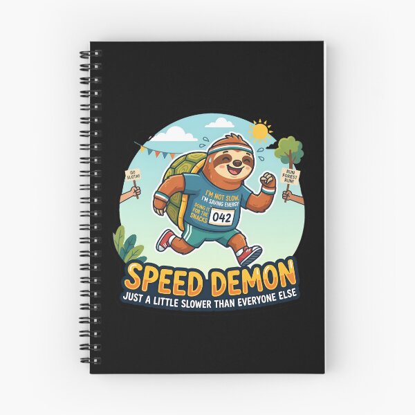 Item preview, Speed Demon Sloth Marathon Runner designed and sold by Zazz Lee.