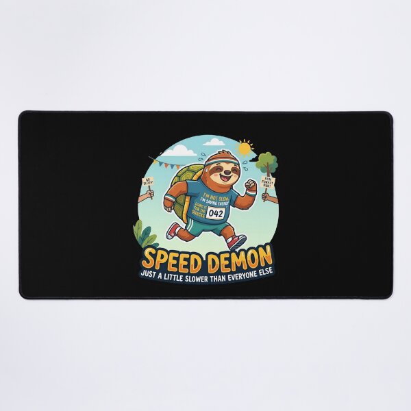 Item preview, Speed Demon Sloth Marathon Runner designed and sold by Zazz Lee.