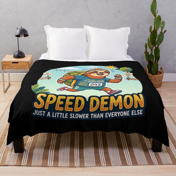 Item preview, Speed Demon Sloth Marathon Runner designed and sold by Zazz Lee.
