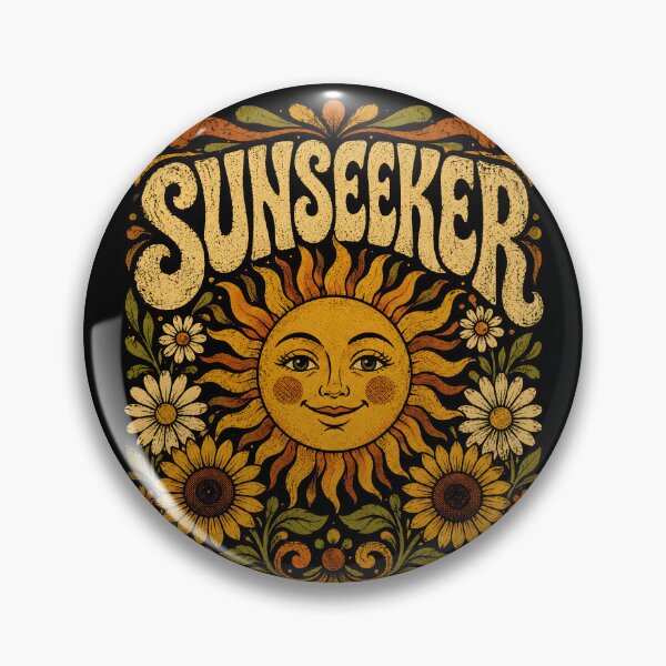 Item preview, Sunseeker Retro Floral Sunshine Folk Art designed and sold by Victor Shadehorn.