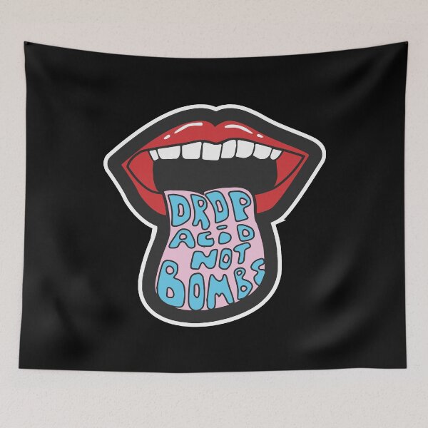 Item preview, Clean Drop Acid Not Bomb White Contrast designed and sold by Sajutitulpes.