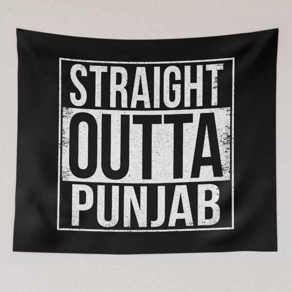 Item preview, STRAIGHT OUTTA PUNJAB designed and sold by Bruiserstang.