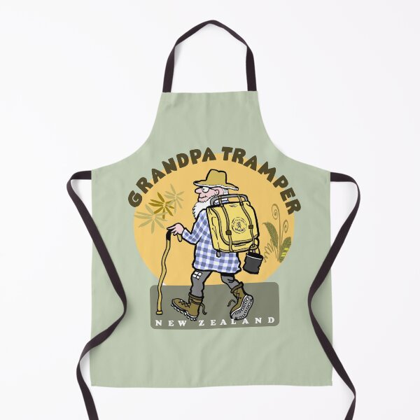 Item preview, Funny Grandpa Tramper New Zealand Hiking Art designed and sold by Al Benge.