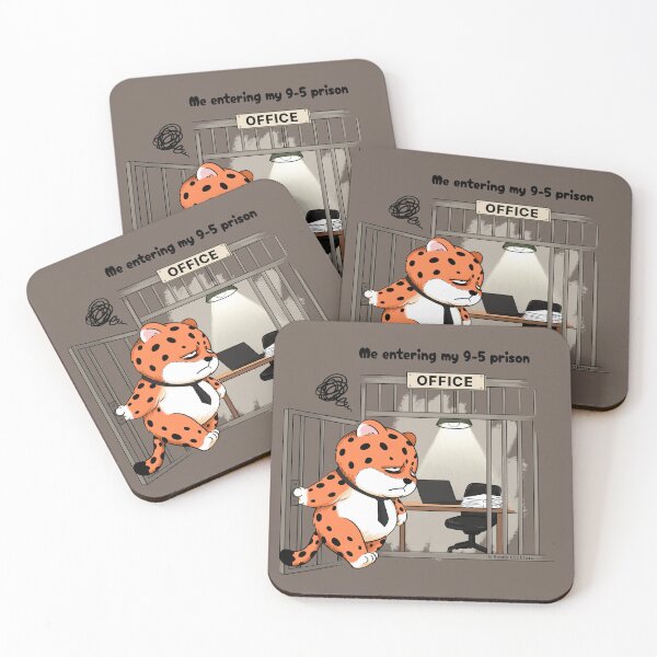 Item preview, Going to work feels like being in prison designed and sold by Moody Critters.