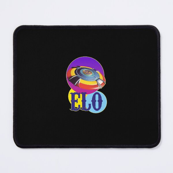 Item preview, ELO Flying Saucer Flying Over Colorful Circles designed and sold by fouadbihmidine.