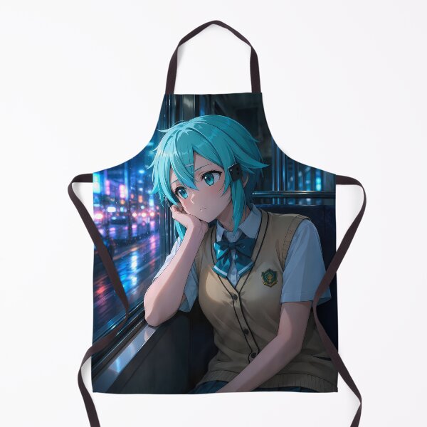 Item preview, Sinon Sword Art Online Rainy Neon Train Ride designed and sold by mildaclairmo.