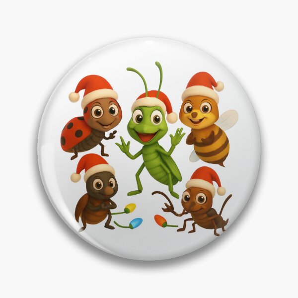 Item preview, Christmas Insects designed and sold by Sillytoe.