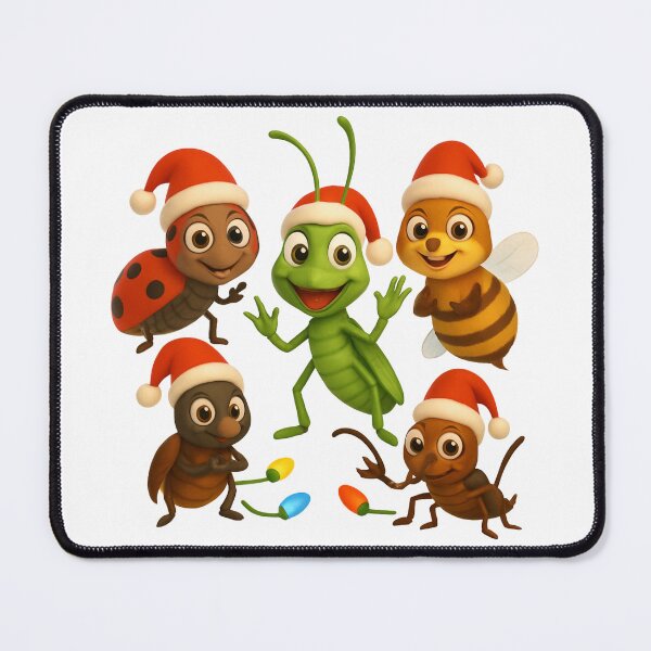 Item preview, Christmas Insects designed and sold by Sillytoe.