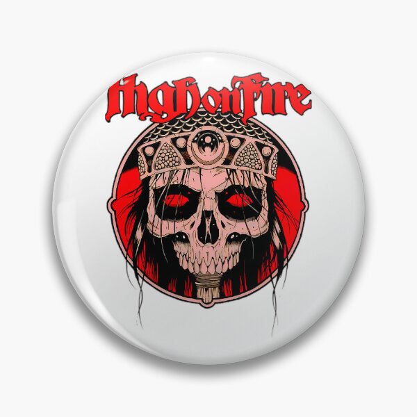 Item preview, Crowned Skull with Glowing Red Eyes Circular designed and sold by juoki.
