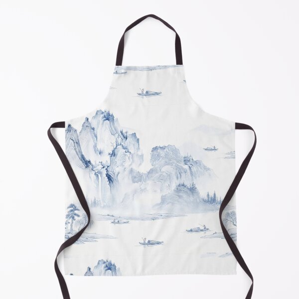 Item preview, Chinoiserie Pattern Fisherman in the Valley designed and sold by PixDezines.