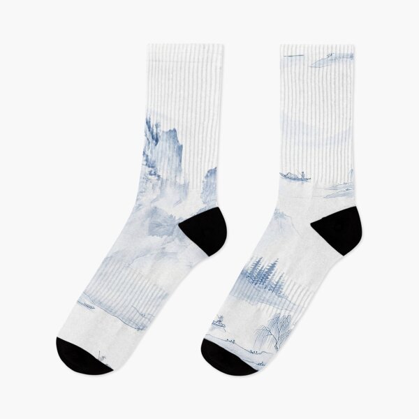 Item preview, Chinoiserie Pattern Fisherman in the Valley designed and sold by PixDezines.
