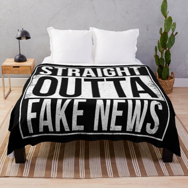 Item preview, STRAIGHT OUTTA FAKE NEWS designed and sold by Bruiserstang.