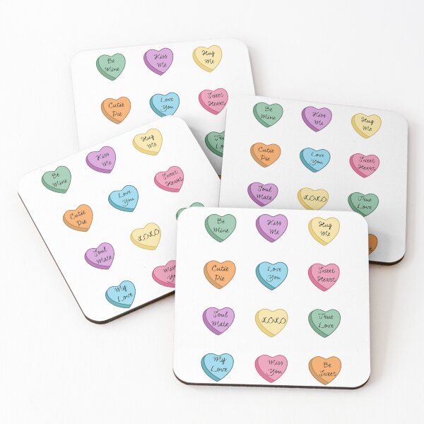 Item preview, candy love hearts  designed and sold by Pixie prints .