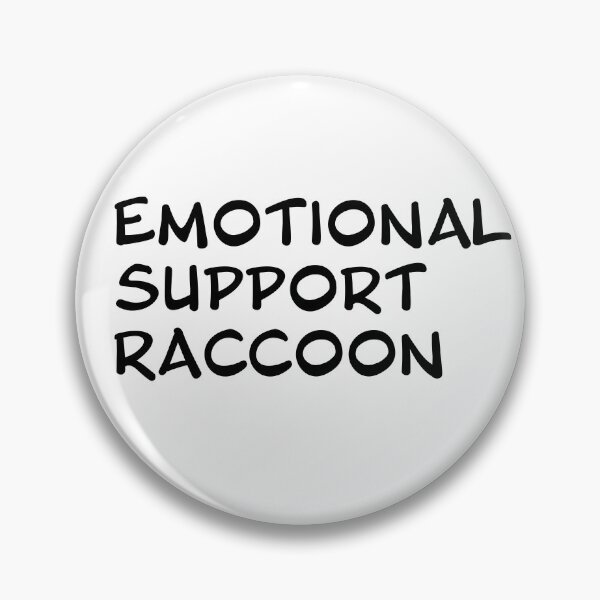 Item preview, Emotional Support Raccoon – Cute Trash Panda Comfort Animal designed and sold by UltraItems.