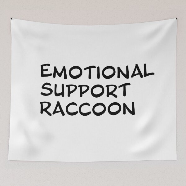 Item preview, Emotional Support Raccoon – Cute Trash Panda Comfort Animal designed and sold by UltraItems.